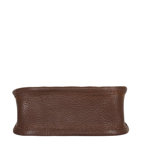 Leather Crossbody Brown Phone Sling Wallet Bag–Small Shoulder  Bag for Daily Use - Picture 7 of 10